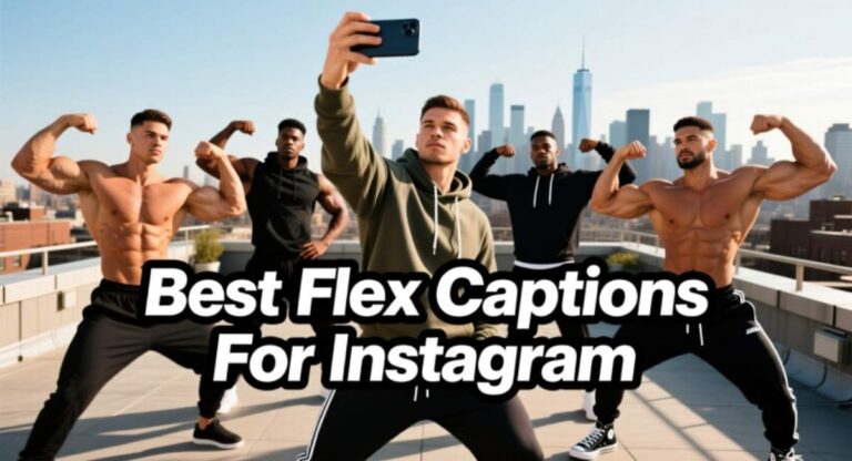 1400+ Best Flex Captions For Instagram | Stylish, Funny & Trendy Captions