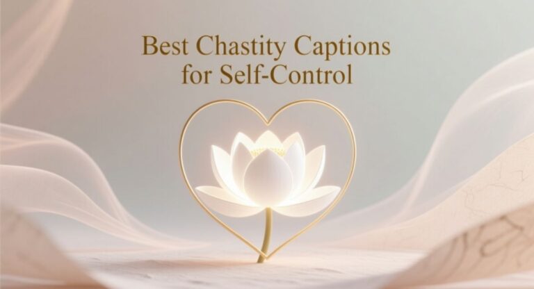 800+ Best Chastity Captions for Self-Control, Discipline, and Daily Inspiration