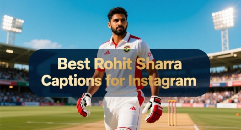 999+ Best Rohit Sharma Captions for Instagram | Bold, Fun & Cricket Vibes