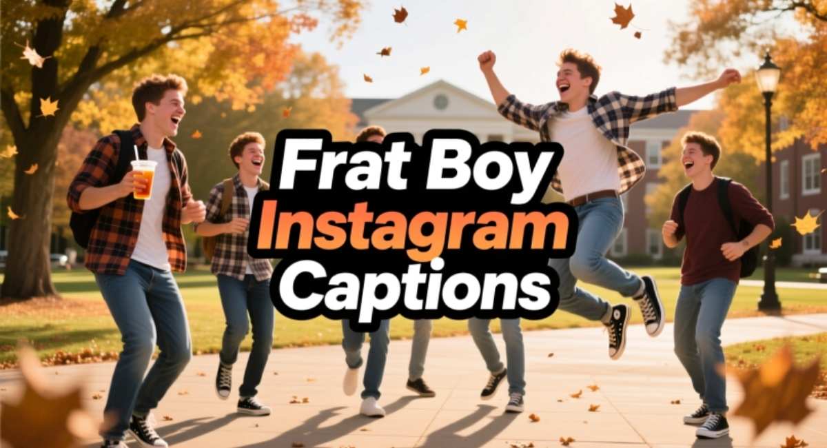 999+ Funny & Bold Frat Boy Instagram Captions for Parties, Squad, and College Life