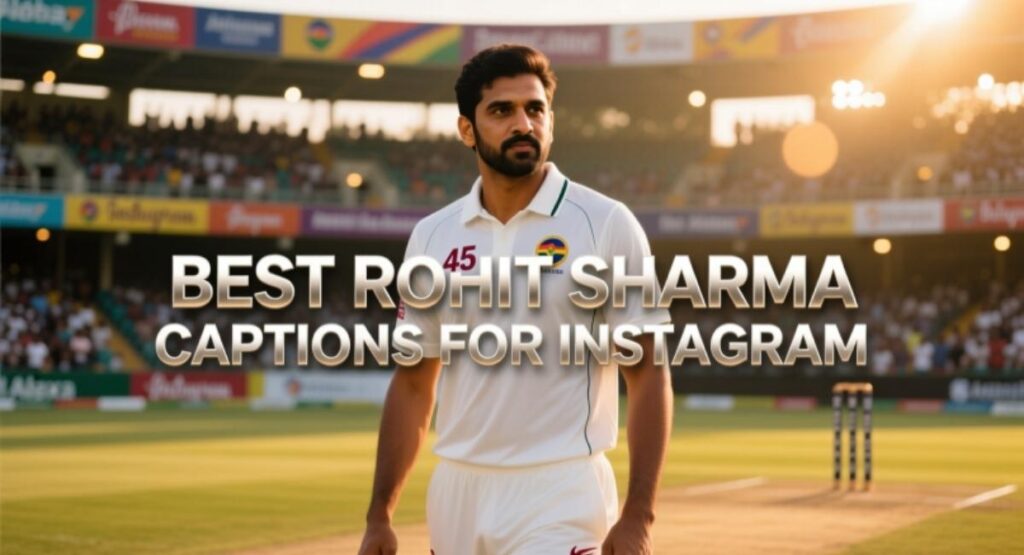 BEST ROHIT SHARMA CAPTIONS FOR INSTAGRAM