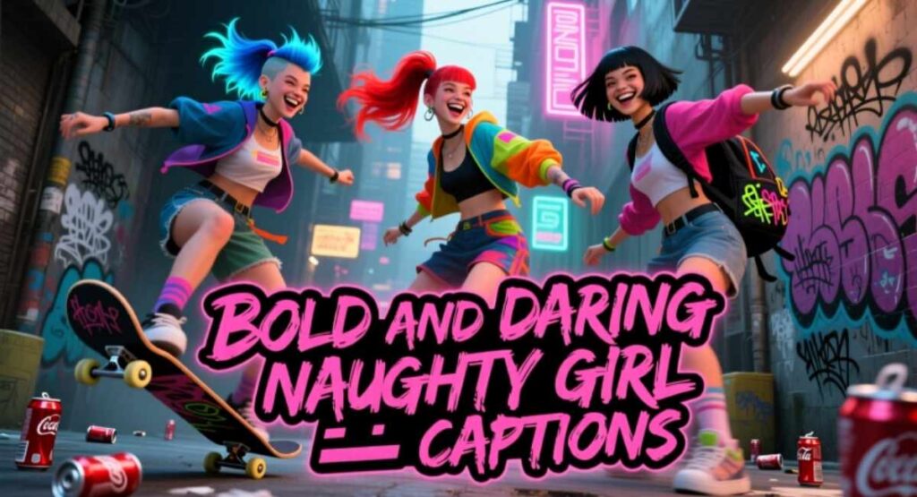 BOLD AND DARING NAUGHTY GIRL CAPTIONS