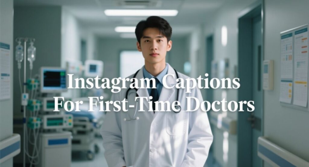 Instagram Captions For First-Time Doctors