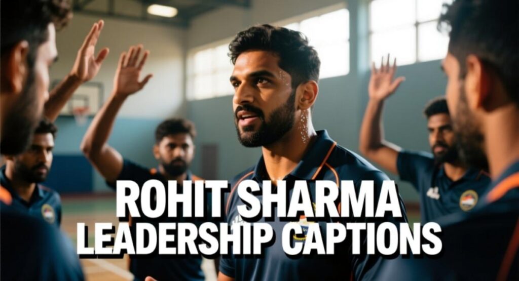 ROHIT SHARMA LEADERSHIP CAPTIONS
