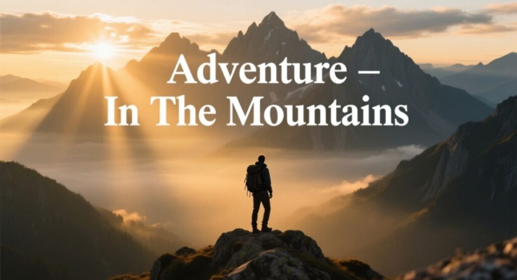 Adventure In The Mountains Captions