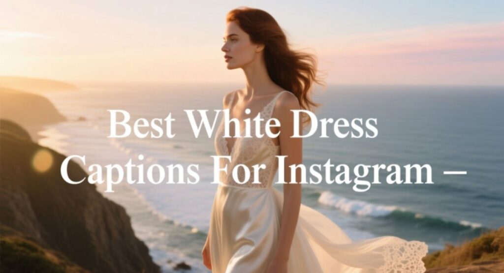 Best White Dress Captions For Instagram