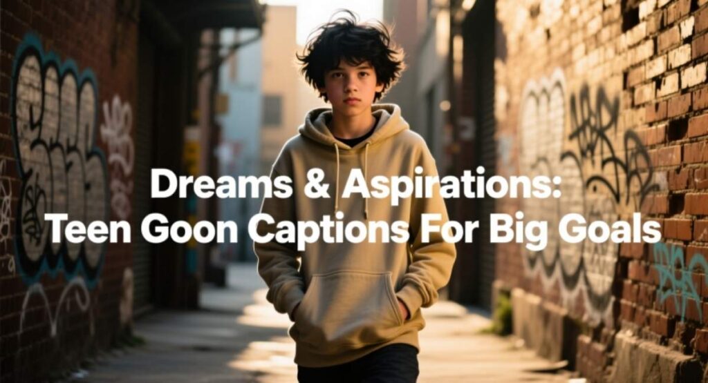 Dreams & Aspirations: Teen Goon Captions For Big Goals