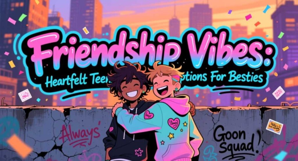Friendship Vibes: Heartfelt Teen Goon Captions For Besties