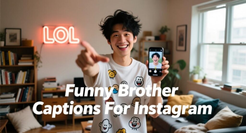 Funny Brother Captions For Instagram